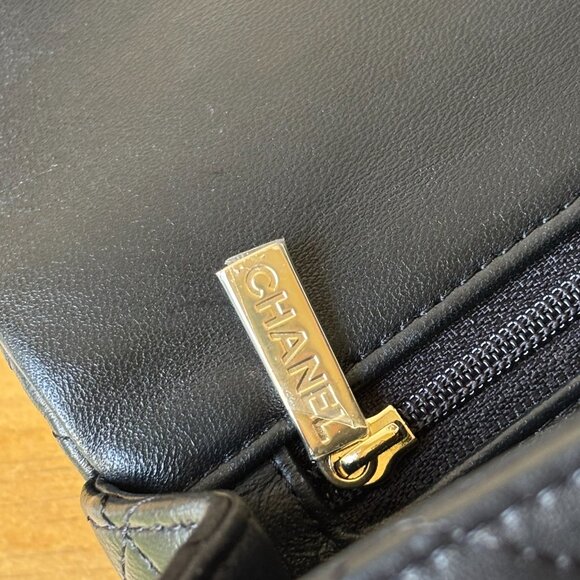 CHANEL Quilted Leather Mini Flap Bag with Top Handle - Picture 14 of 16